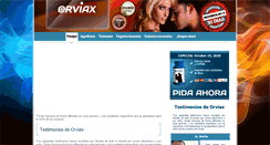 Desktop Screenshot of orviax.es